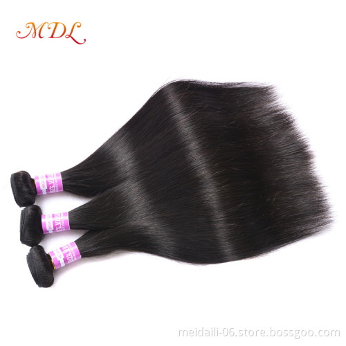 Fast Shipping hot sale Indian Virgin Hair 100% Unprocessed Straight Hair Weave Bundles